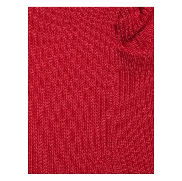 Turtleneck sweater pullover in red - Picture 4 of 8